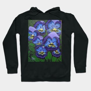 Pansy Flowers Hoodie